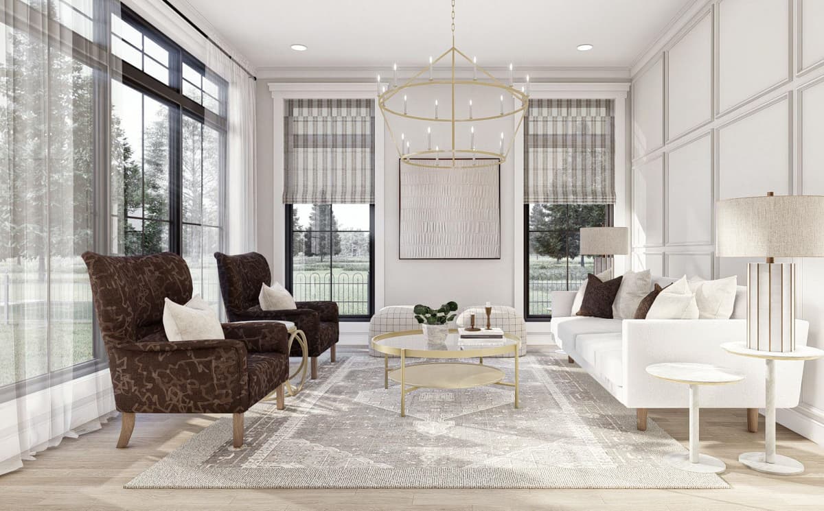 Plan 623151DJ: 3-Gabled 3000 Square Foot 4-Bed Transitional Farmhouse Plan - Image #9 - Country, Craftsman, New American, Transitional