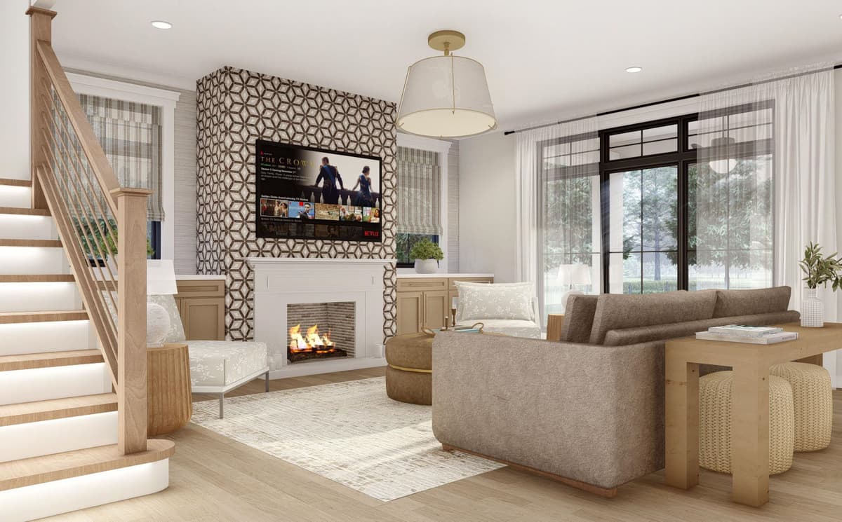 Plan 623151DJ: 3-Gabled 3000 Square Foot 4-Bed Transitional Farmhouse Plan - Image #11 - Country, Craftsman, New American, Transitional