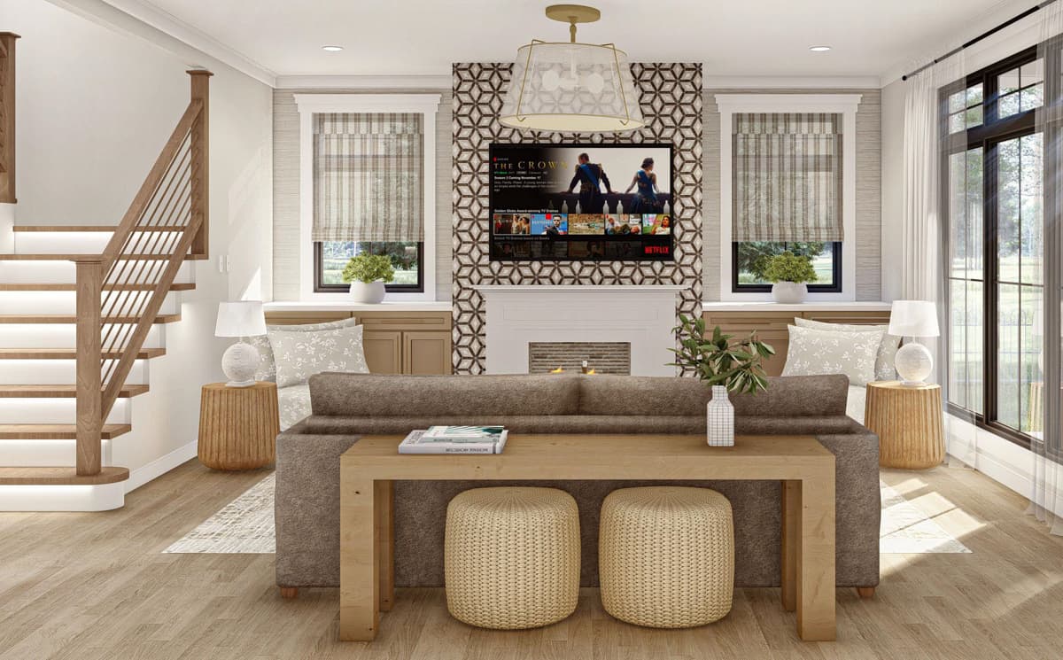 Plan 623151DJ: 3-Gabled 3000 Square Foot 4-Bed Transitional Farmhouse Plan - Image #12 - Country, Craftsman, New American, Transitional