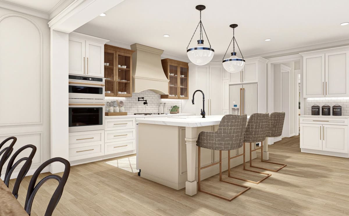 Plan 623151DJ: 3-Gabled 3000 Square Foot 4-Bed Transitional Farmhouse Plan - Image #17 - Country, Craftsman, New American, Transitional