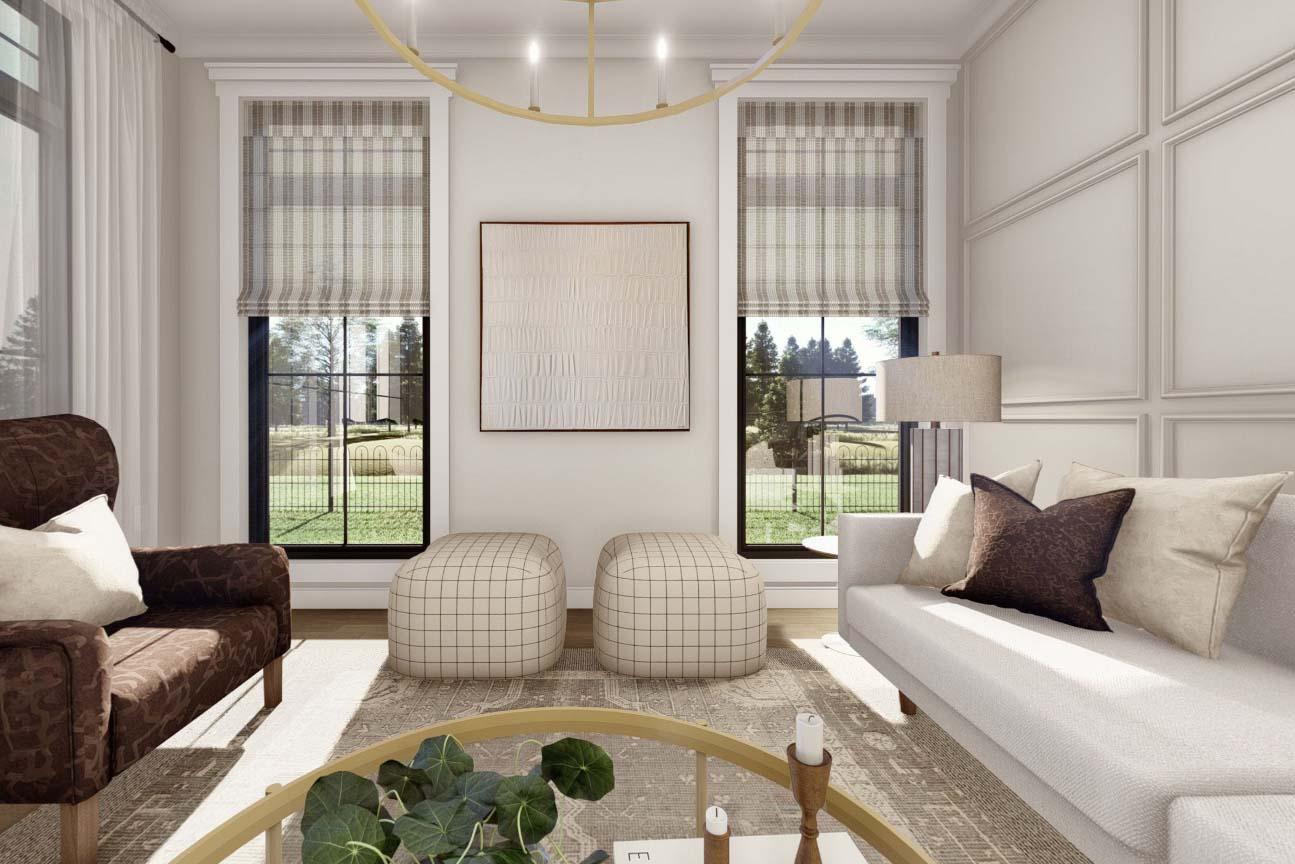 Plan 623151DJ: 3-Gabled 3000 Square Foot 4-Bed Transitional Farmhouse Plan - Virtual Tour Cover Image - Country, Craftsman, New American, Transitional