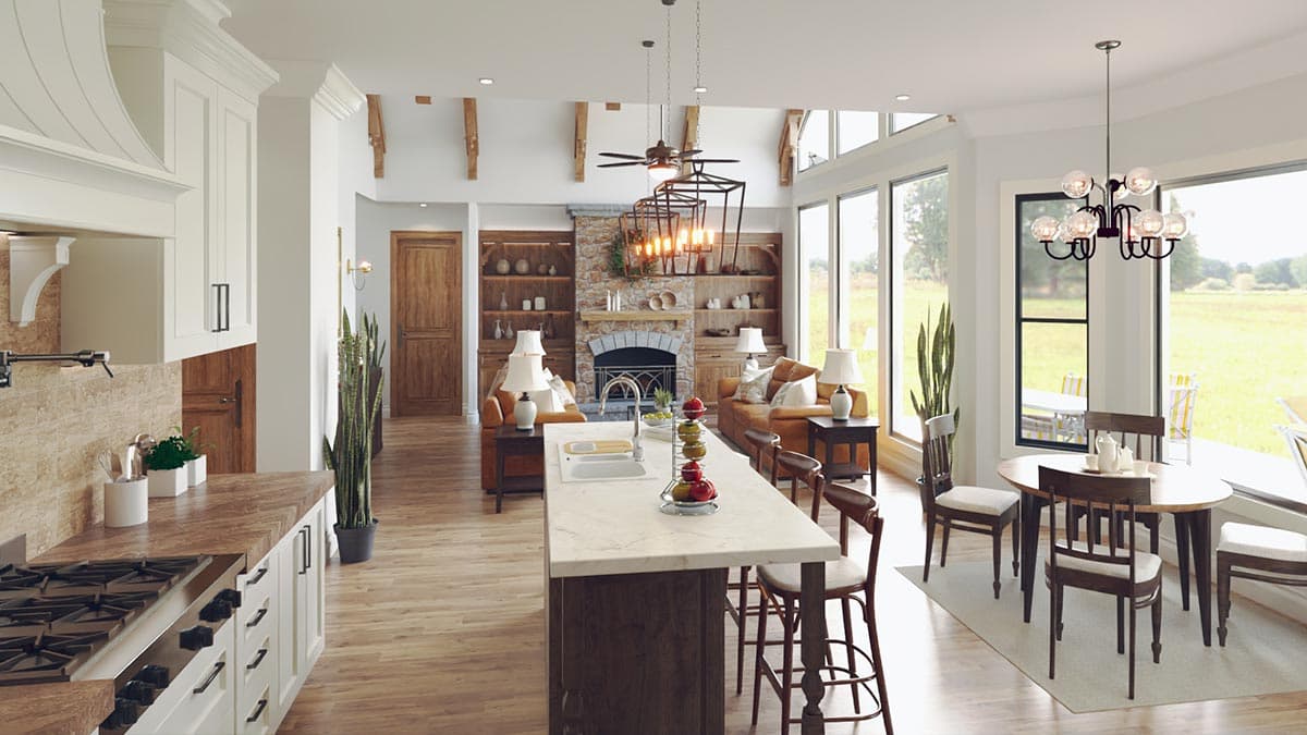 Plan 25786GE: One-Story Rustic Craftsman Under 1800 Square Foot with Angled 2-Car Garage - Image #14 - Country, Craftsman, Mountain, New American, Ranch, Rustic