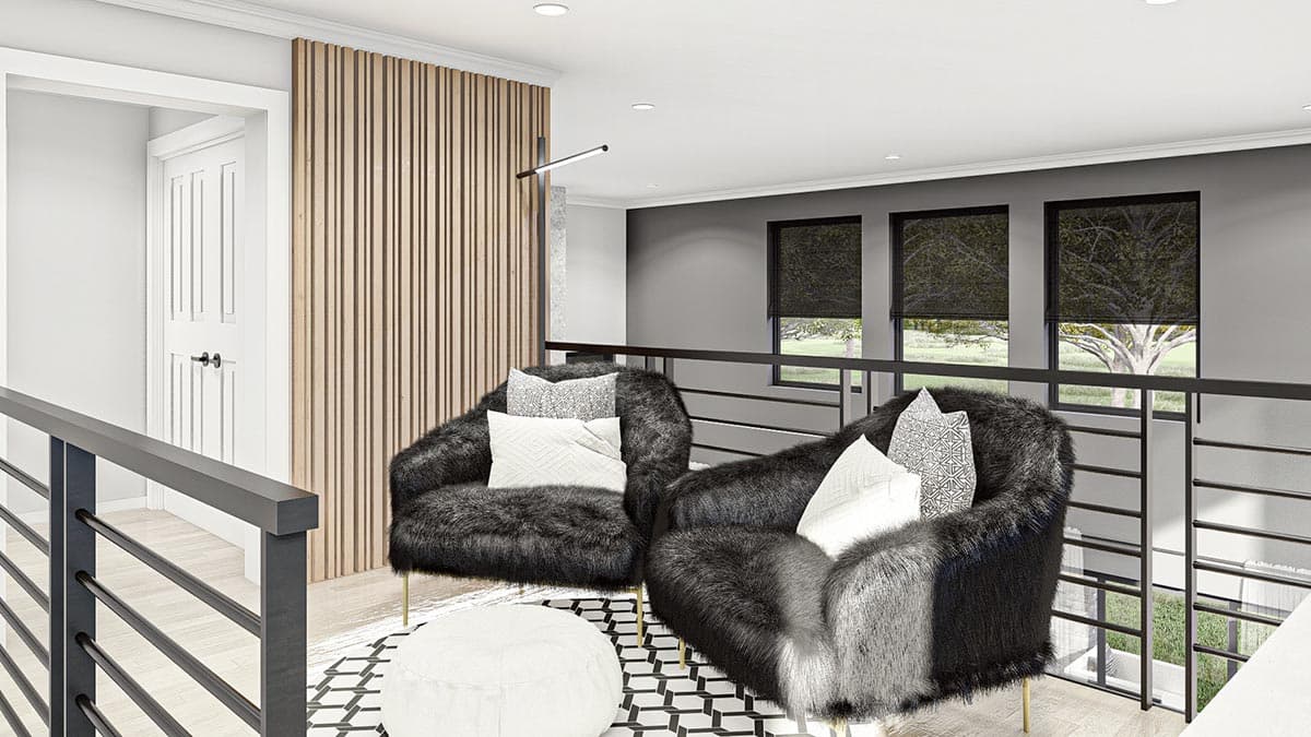 Plan 623152DJ: 2-Story Barndominium with Drive-thru Garage - 1690 Sq Ft - Image #10 - Barndominium, Cabin, Cottage, Country, Craftsman, Ranch, Rustic, Southern