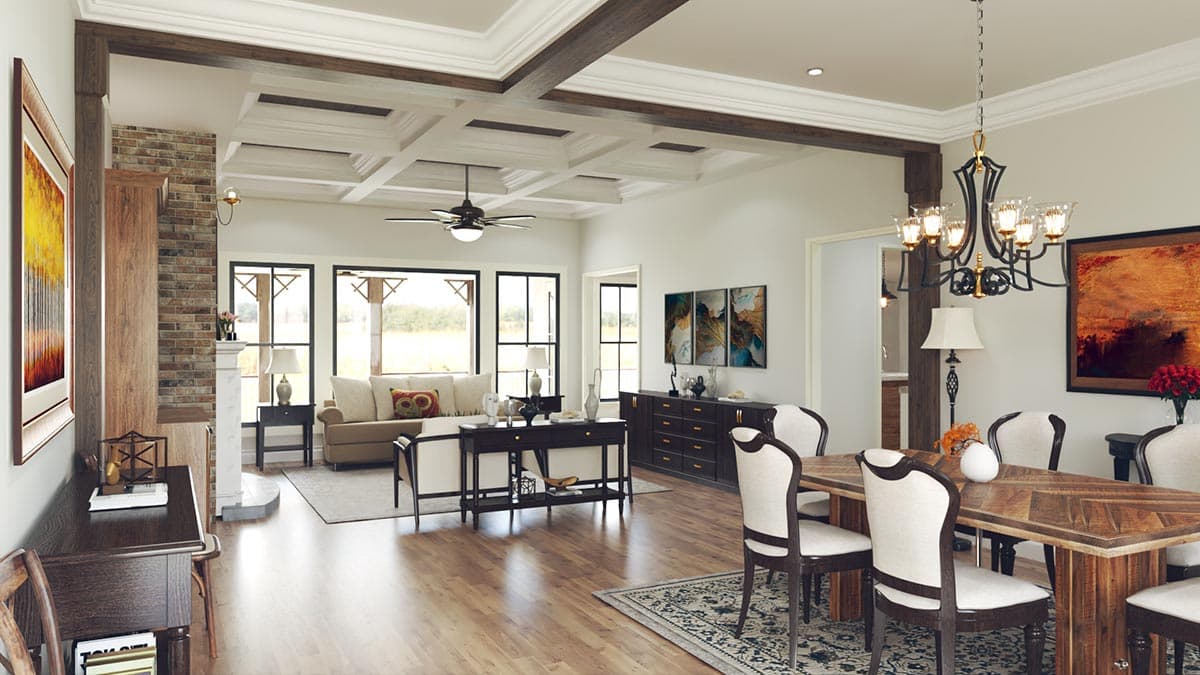 Plan 25787GE: New American Farmhouse Plan with 3 Beds and a 2-Car Garage - Image #11 - Country, Craftsman, Mountain, New American, Ranch
