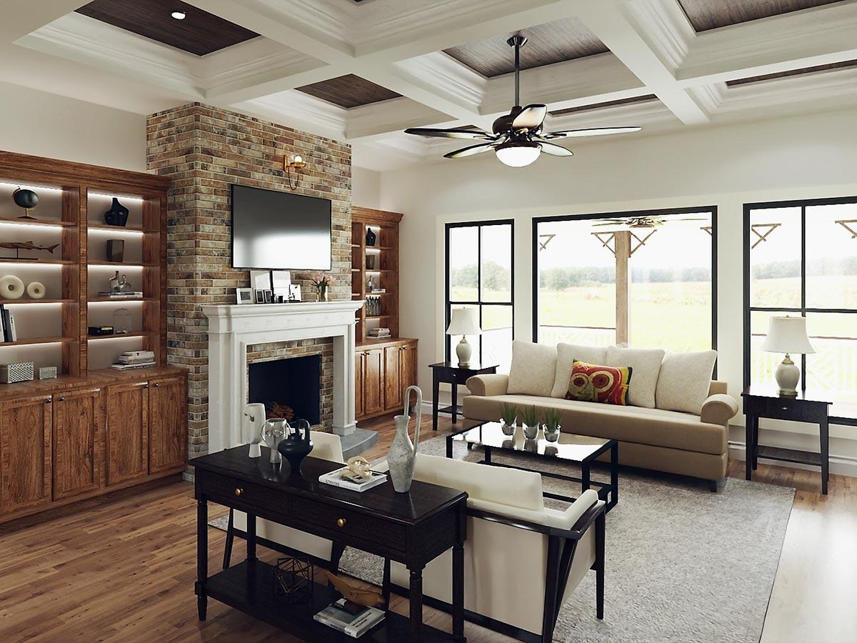 Plan 25787GE: New American Farmhouse Plan with 3 Beds and a 2-Car Garage - Image #12 - Country, Craftsman, Mountain, New American, Ranch
