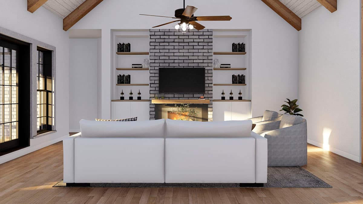 Plan 70797MK: 3000 Square Foot 4 Bed House Plan with a Brick Exterior and Bonus Expansion - Image #7 - Ranch, Traditional, Transitional