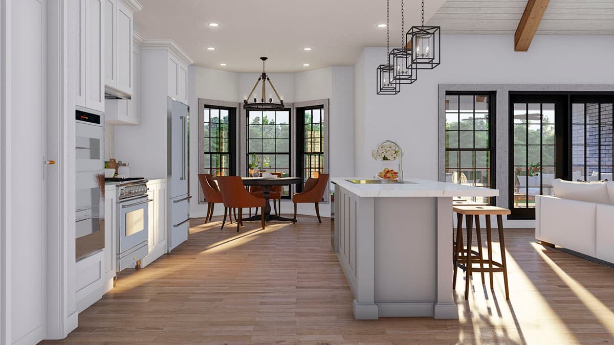 Plan 70797MK: 3000 Square Foot 4 Bed House Plan with a Brick Exterior and Bonus Expansion - Image #10 - Ranch, Traditional, Transitional