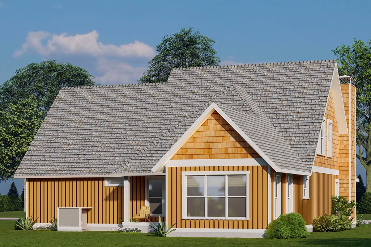 Plan 70798MK: New American Cottage Just Under 2000 Square Feet with 2-Story Great Room - Image #8 - Cottage, Country, Craftsman, New American