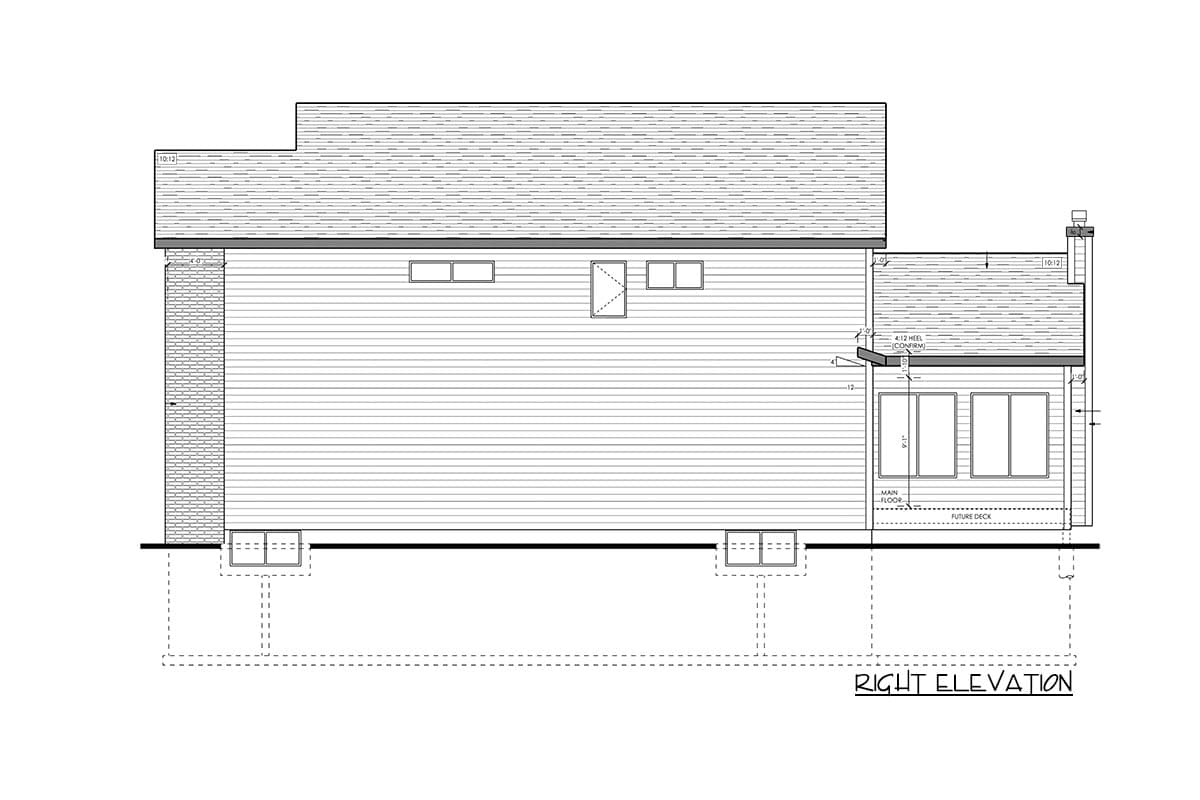Plan 81795AB: 2-Story Transitional Home Plan Under 26-Feet Deep - Image #7 - Traditional, Transitional