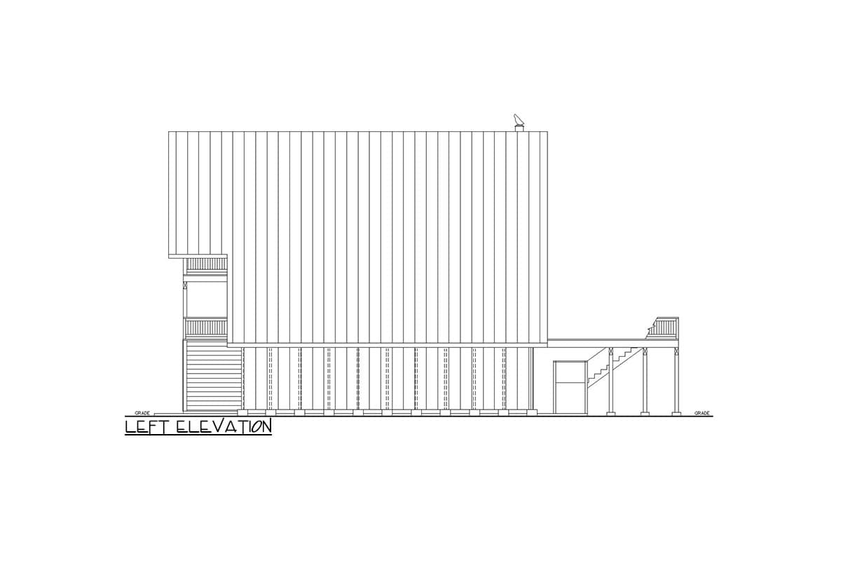 Plan 35068GH: 1500 Square Foot A-Frame House Plan with Home Theater with Wet Bar - Image #4 - A-Frame, Cabin, Contemporary, Mountain, Rustic, Vacation
