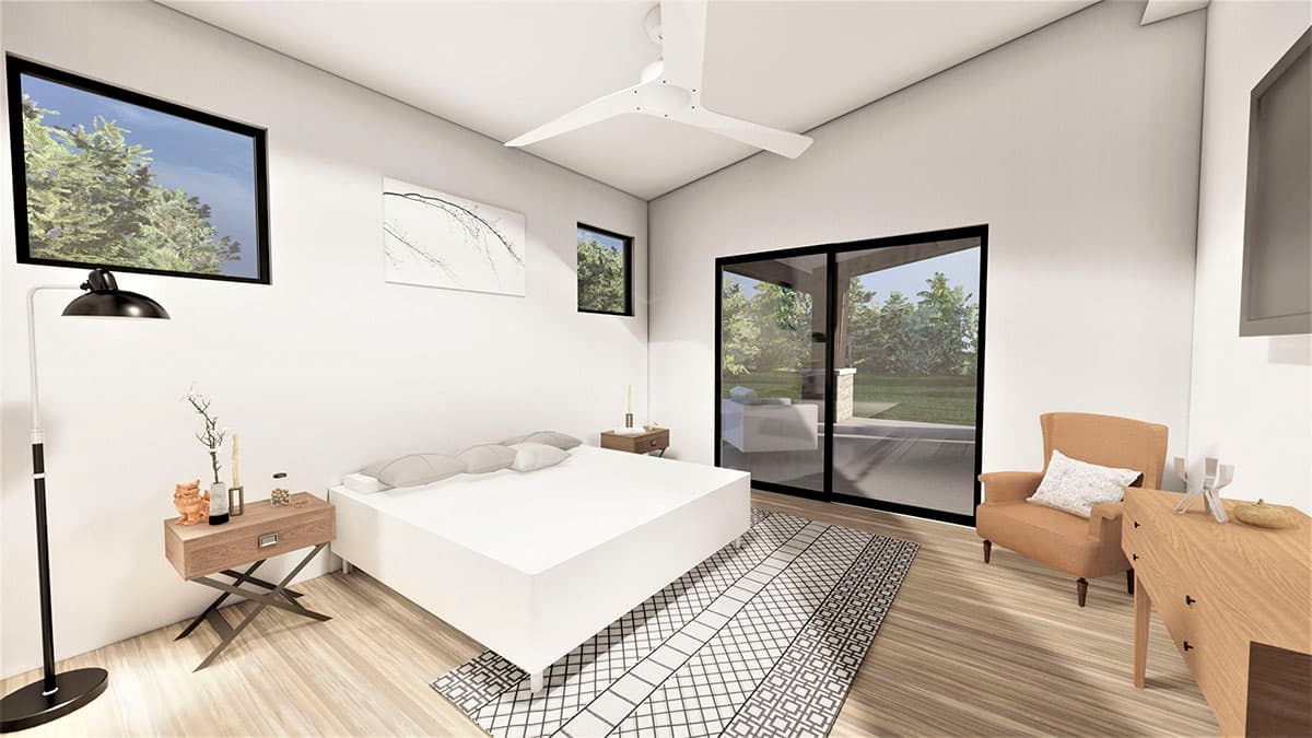 Plan 490070NAH: Mountain Modern Home Plan Just Over 2500 Square Feet with Lower Level Expansion - Image #9 - Contemporary, Modern, Mountain, Northwest