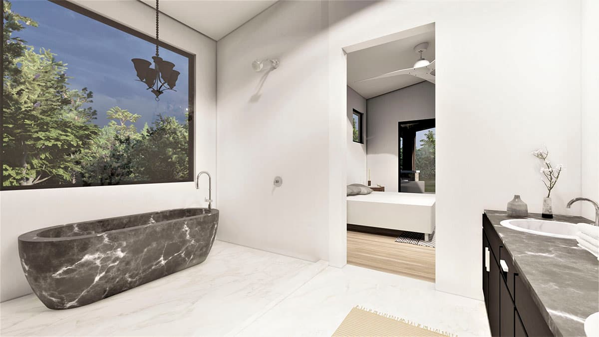 Plan 490070NAH: Mountain Modern Home Plan Just Over 2500 Square Feet with Lower Level Expansion - Image #10 - Contemporary, Modern, Mountain, Northwest