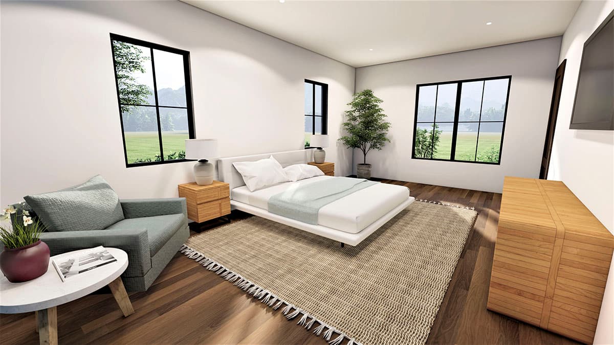 Plan 490074NAH: 2300 Square Foot New American Ranch Home Plan with Lower Level Expansion - Image #9 - Country, New American, Ranch