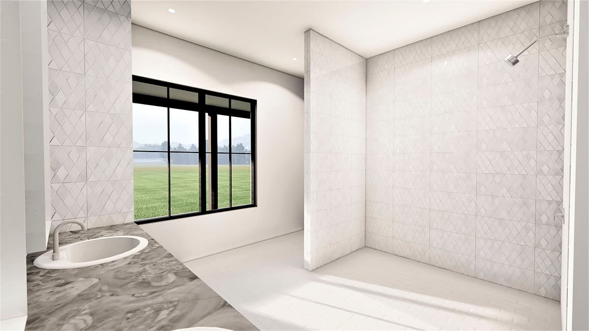 Plan 490074NAH: 2300 Square Foot New American Ranch Home Plan with Lower Level Expansion - Image #10 - Country, New American, Ranch