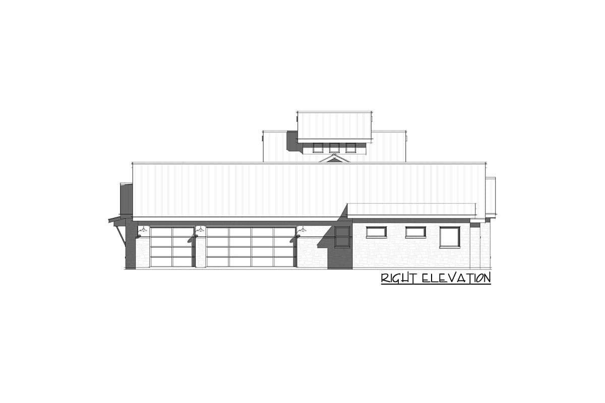 Plan 818028JSS: 4-Bed Modern Farmhouse with Clerestory Windows - 3000 Sq Ft - Image #8 - Country, Craftsman, Farmhouse, Hill Country, Modern Farmhouse, New American, Ranch, Rustic, Transitional