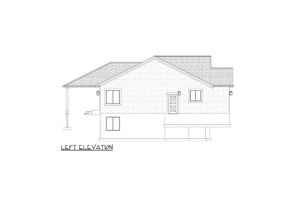 Plan 61409UT: 3-Bed Craftsman Ranch Plan with Vaulted Family Room - Image #21 - Craftsman, New American, Ranch