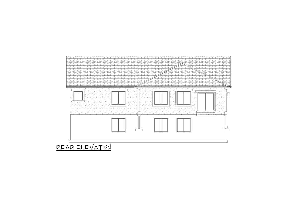 Plan 61409UT: 3-Bed Craftsman Ranch Plan with Vaulted Family Room - Image #22 - Craftsman, New American, Ranch