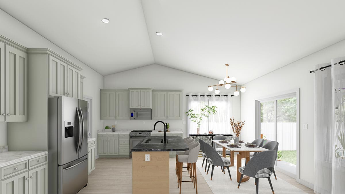 Plan 61409UT: 3-Bed Craftsman Ranch Plan with Vaulted Family Room - Image #16 - Craftsman, New American, Ranch