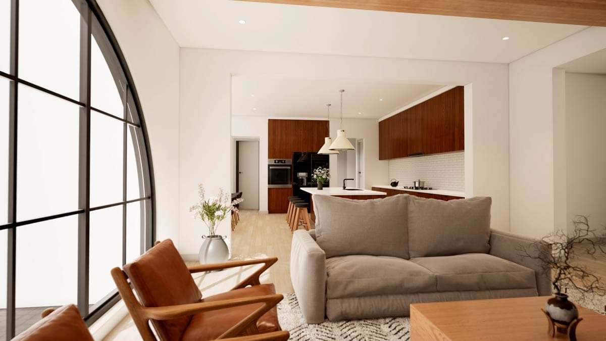 Plan 93052EL: 4-Bed European Transitional Home Plan with Pool Concept and Home Office - 3717 Sq Ft - Image #15 - Country, European, French Country, New American, Transitional