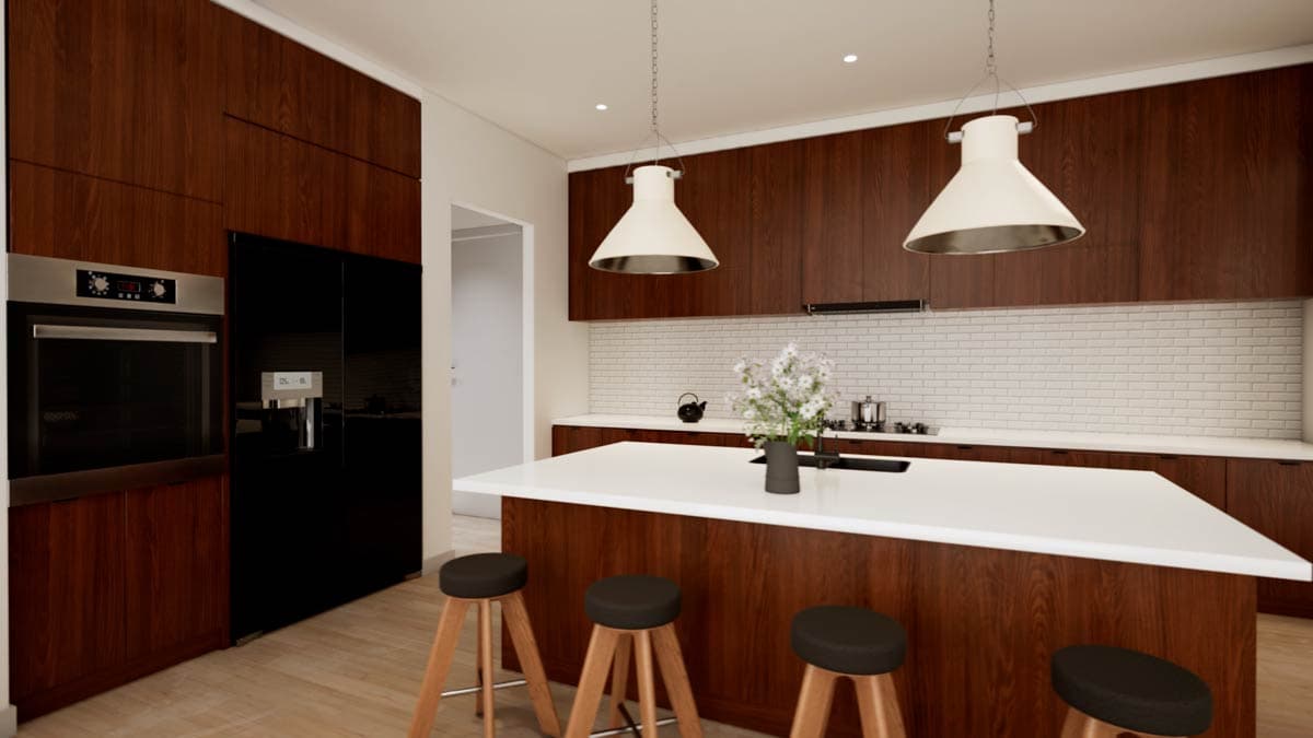 Plan 93052EL: 4-Bed European Transitional Home Plan with Pool Concept and Home Office - 3717 Sq Ft - Image #17 - Country, European, French Country, New American, Transitional