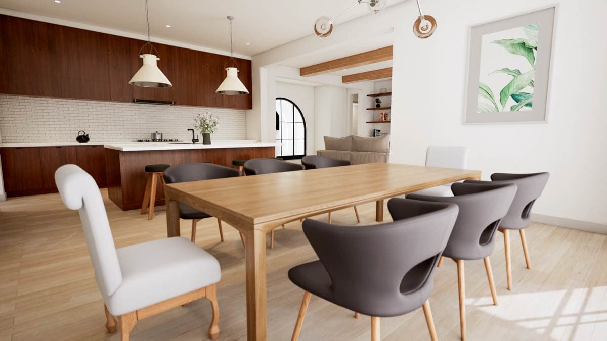 Plan 93052EL: 4-Bed European Transitional Home Plan with Pool Concept and Home Office - 3717 Sq Ft - Image #18 - Country, European, French Country, New American, Transitional