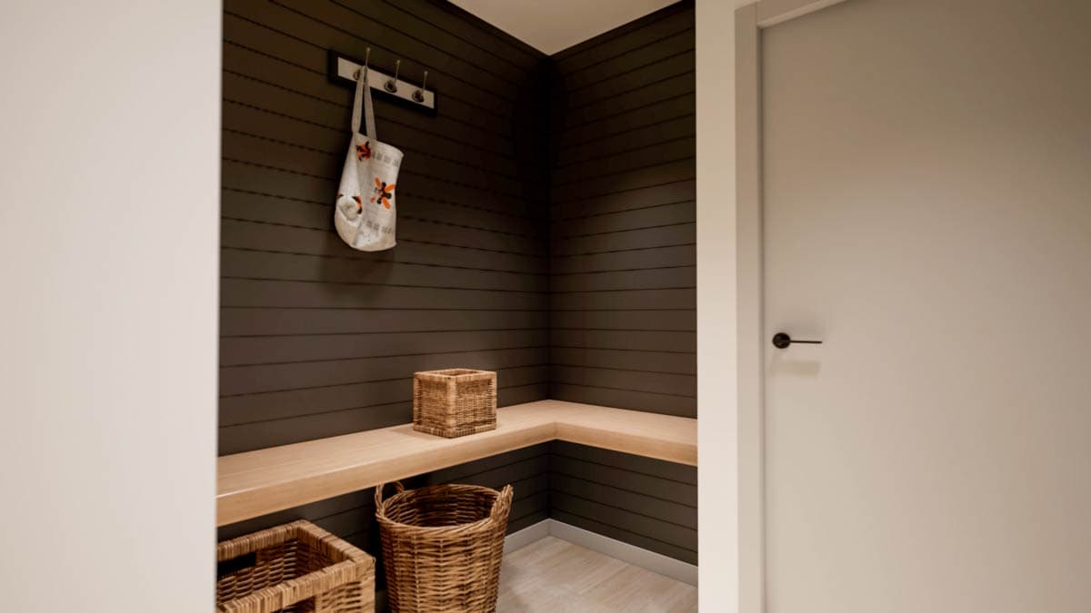 Plan 93052EL: 4-Bed European Transitional Home Plan with Pool Concept and Home Office - 3717 Sq Ft - Image #19 - Country, European, French Country, New American, Transitional