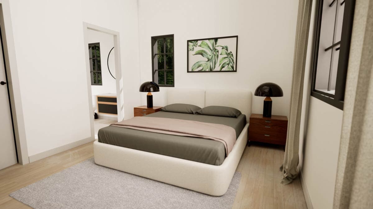 Plan 93052EL: 4-Bed European Transitional Home Plan with Pool Concept and Home Office - 3717 Sq Ft - Image #34 - Country, European, French Country, New American, Transitional