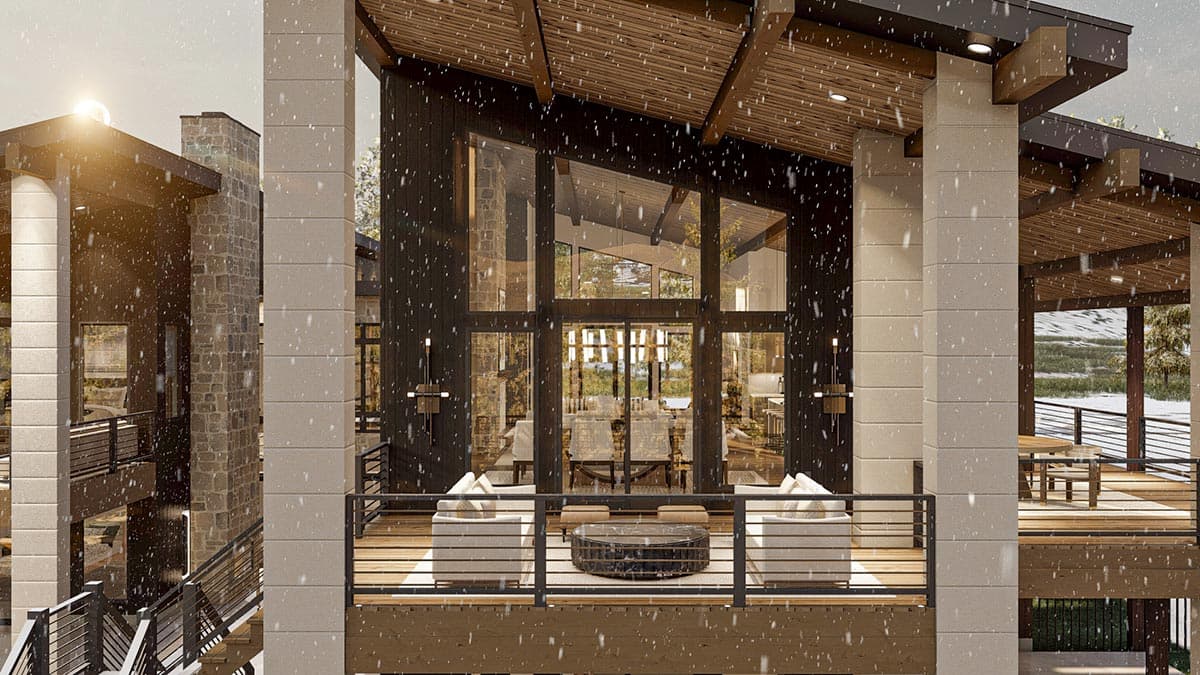 Plan 623153DJ: Modern Mountain Style House Plan with Expansion Option - 2214 Sq Ft - Image #26 - Contemporary, Mid Century Modern, Modern, Mountain, Northwest, Vacation