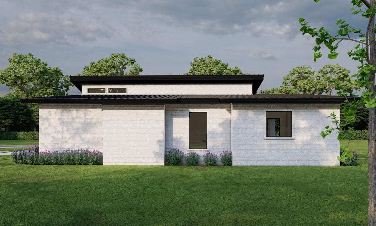 Plan 70823MK: 3-Bed Modern House Plan Under 2000 Square Feet with Detached Garage  - Image #7 - Contemporary, Mid Century Modern, Modern, Northwest, Ranch