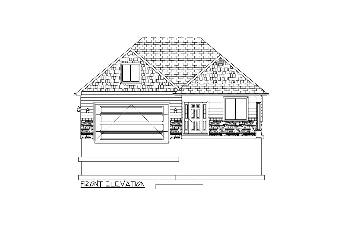 Plan 61394UT: Stone-clad Bungalow with 3-Bed Basement Apartment - Image #18 - Bungalow, Craftsman