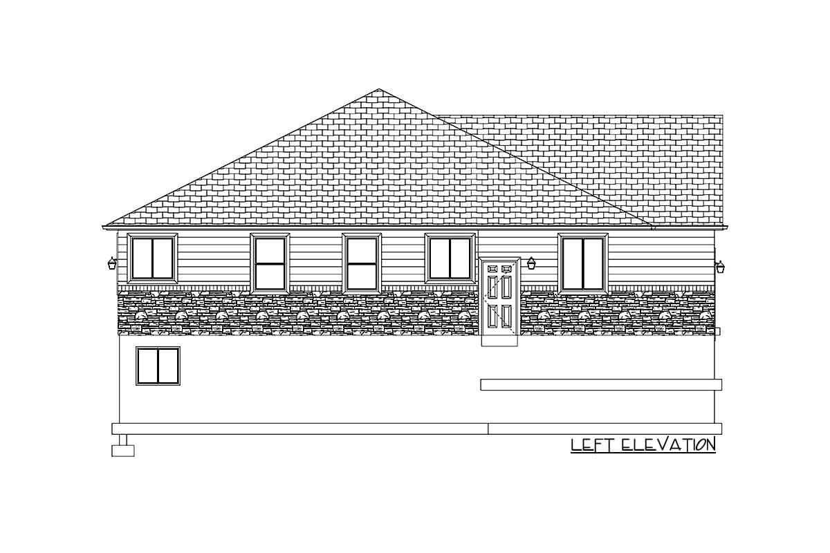 Plan 61394UT: Stone-clad Bungalow with 3-Bed Basement Apartment - Image #19 - Bungalow, Craftsman