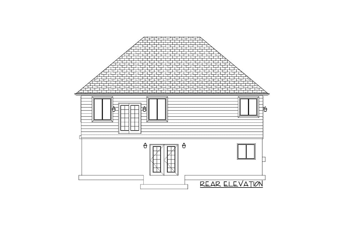 Plan 61394UT: Stone-clad Bungalow with 3-Bed Basement Apartment - Image #20 - Bungalow, Craftsman