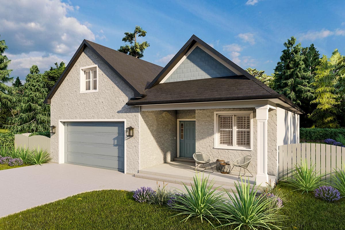 Plan 61394UT: Stone-clad Bungalow with 3-Bed Basement Apartment - Image #7 - Bungalow, Craftsman