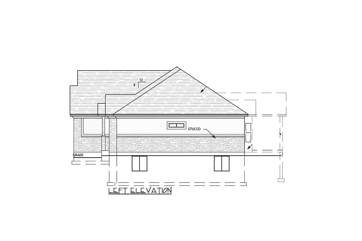 Plan 849007PGE: 2000 Square Foot Traditional Ranch Home Plan with Split Bedroom Layout - Image #8 - Craftsman, New American, Ranch, Traditional