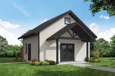 Compact Backyard Cottage 720 Square Foot ADU