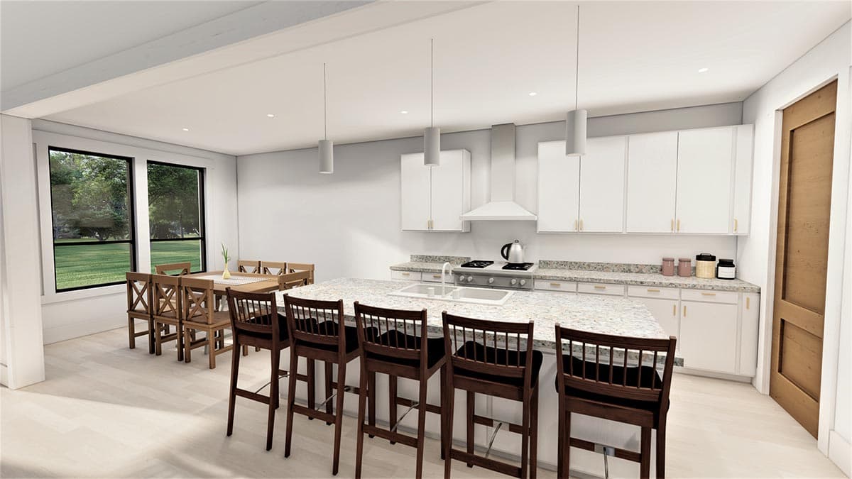 Plan 490075NAH: 2-Story 2800 Square Foot Home Plan with 2-Story Great Room - Image #8 - Country, Craftsman, New American, Northwest, Traditional, Transitional