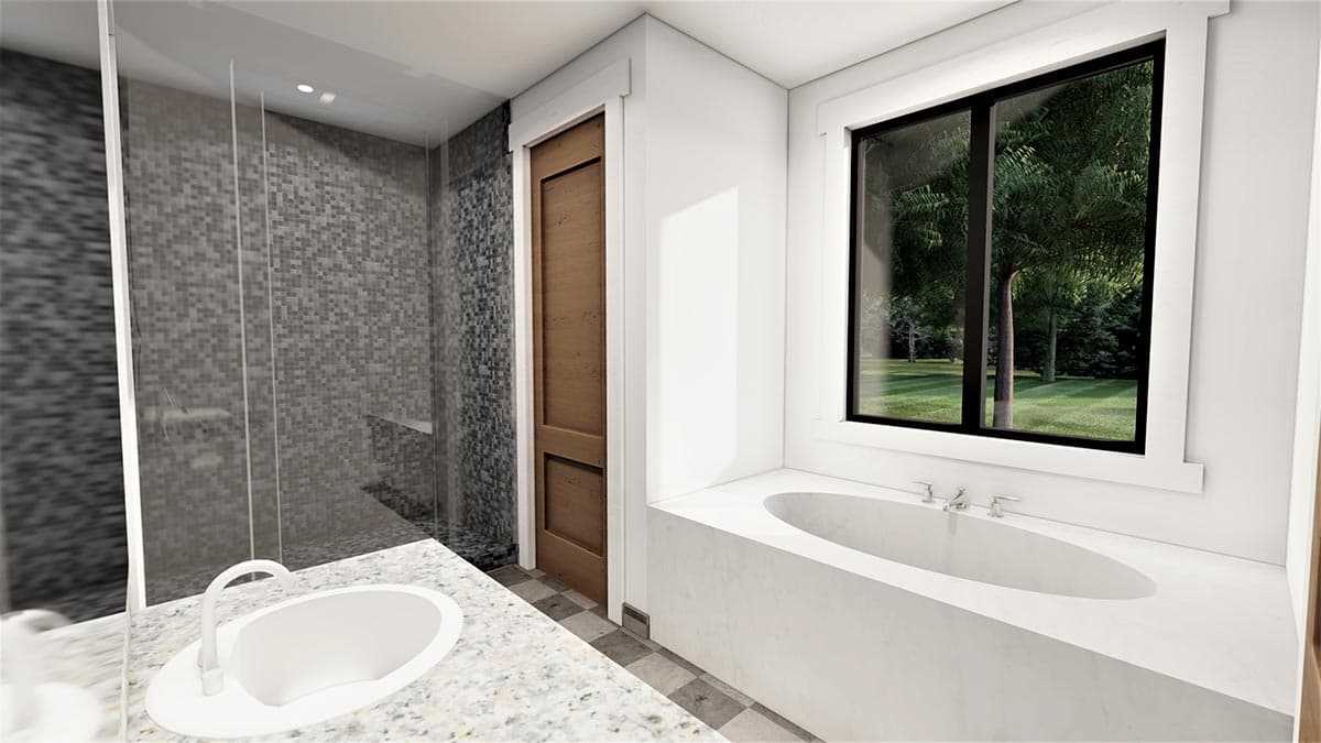 Plan 490075NAH: 2-Story 2800 Square Foot Home Plan with 2-Story Great Room - Image #10 - Country, Craftsman, New American, Northwest, Traditional, Transitional