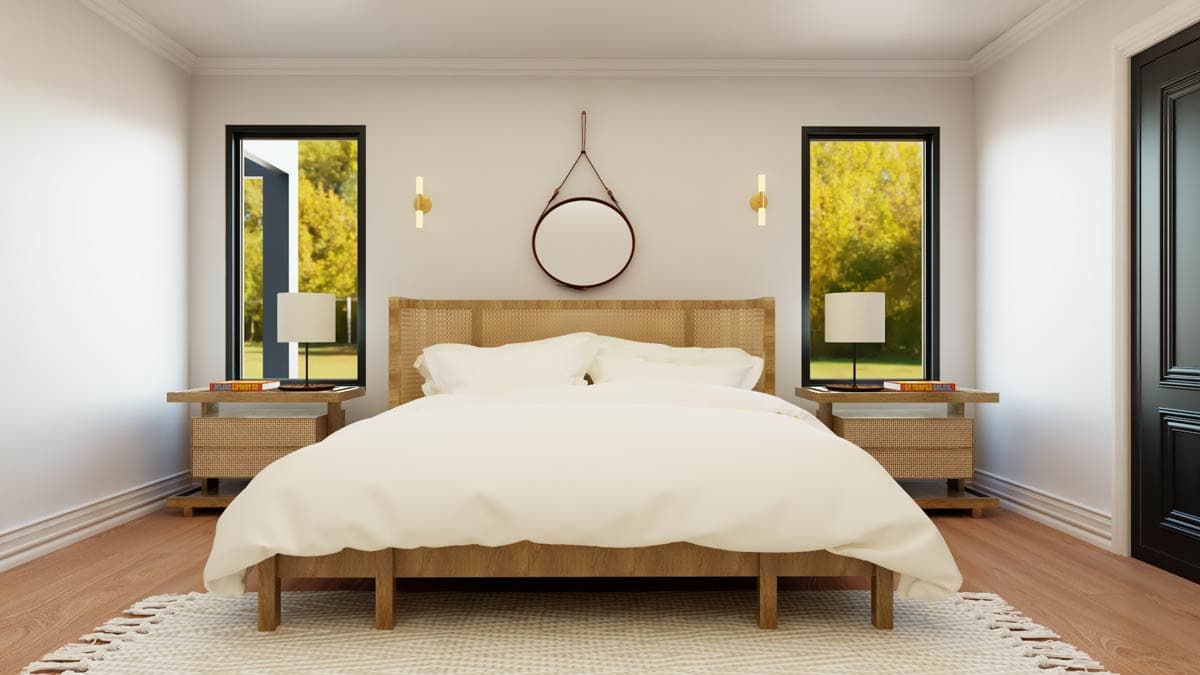 Plan 135192GRA: Barndominium with Front-Entry Garage and 2-Story Great Room - Image #17 - Barndominium, Country, Rustic, Southern, Vacation