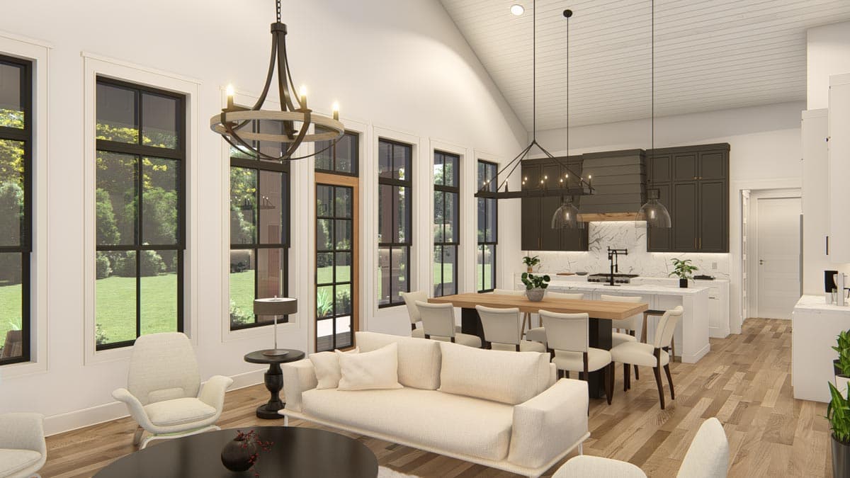 Plan 25426TF: 3-Bed Barndominium Plan with 4-Car Garage / Shop - 2381 Sq Ft - Image #15 - Barndominium, Country, Craftsman, Ranch, Rustic