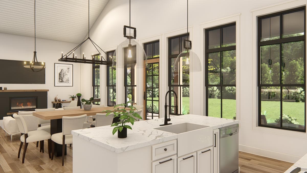 Plan 25426TF: 3-Bed Barndominium Plan with 4-Car Garage / Shop - 2381 Sq Ft - Image #20 - Barndominium, Country, Craftsman, Ranch, Rustic