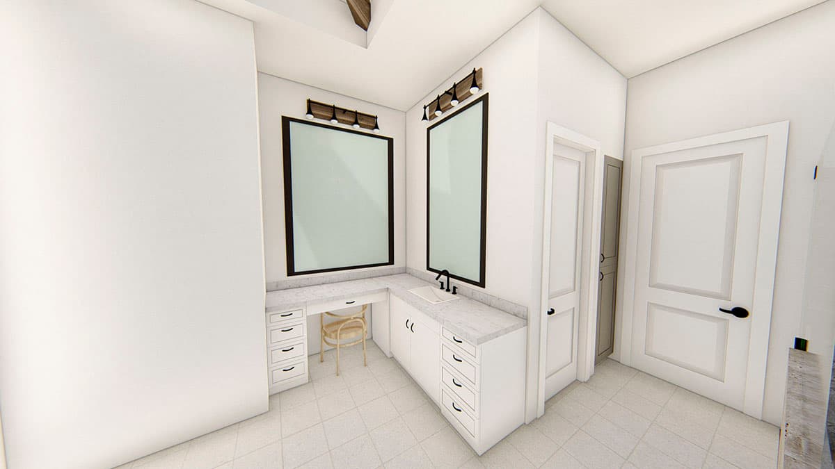 Plan 915054CHP: 4600 Square Foot Transitional Farmhouse Plan with Game Room and Study - Image #14 - Country, European, Farmhouse, Modern Farmhouse, Transitional