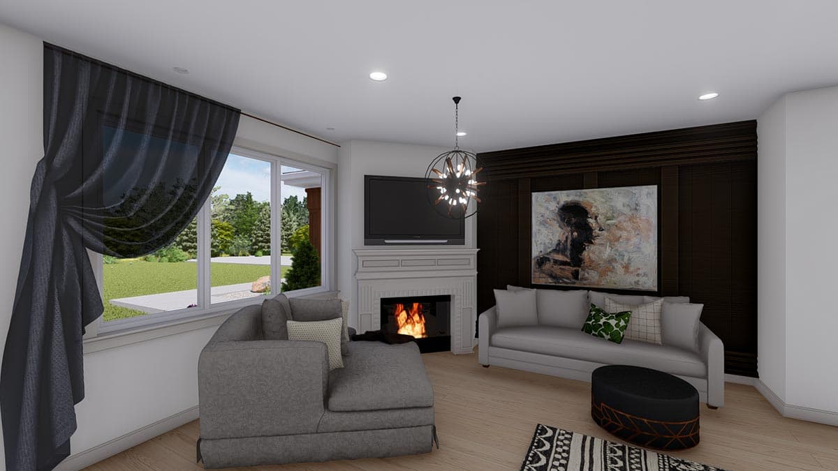 Plan 61395UT: Exclusive Transitional Two-story Home Plan with Main-level Owner's Suite - Image #33 - Craftsman, Mountain, Northwest