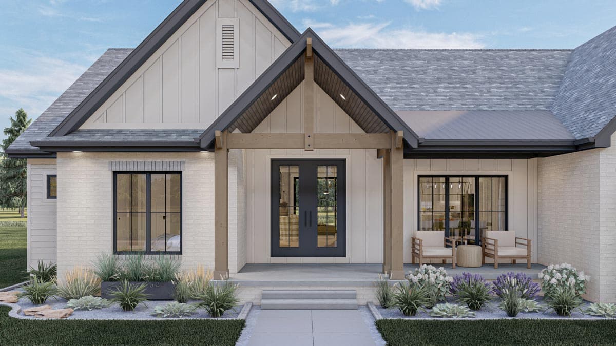 Plan 623155DJ: 4-Bed 2500 Square Foot Modern Farmhouse Plan with Bonus Expansion - Image #9 - Country, Craftsman, New American, Ranch, Traditional