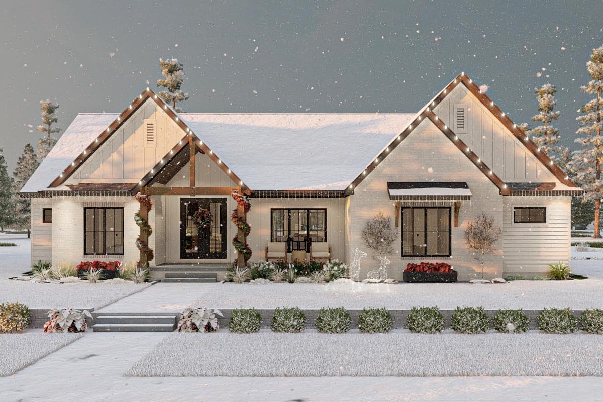 Plan 623155DJ: 4-Bed 2500 Square Foot Modern Farmhouse Plan with Bonus Expansion - Image #23 - Country, Craftsman, New American, Ranch, Traditional
