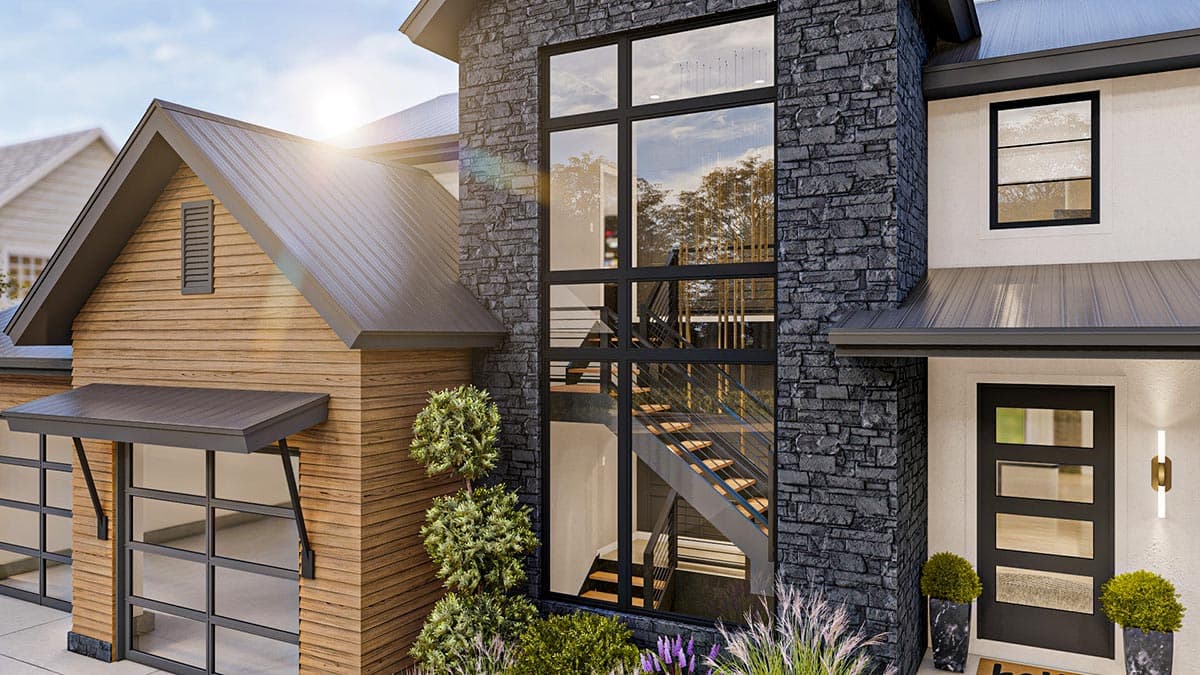 Plan 623156DJ: 2900 Square Foot Transitional Home Plan with 4 Beds and a 2-Car Garage - Image #6 - Contemporary, Craftsman, Modern Farmhouse, New American, Northwest, Transitional