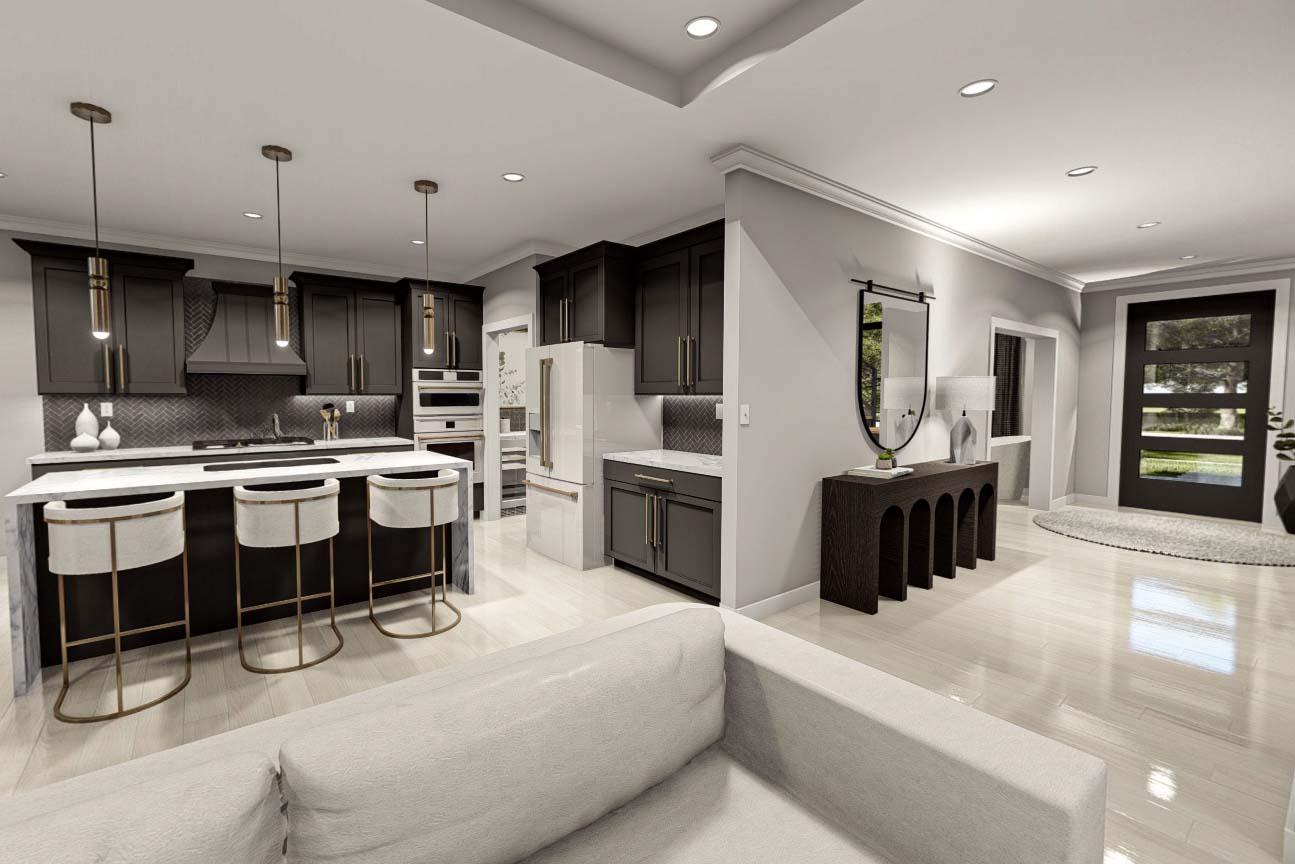 Plan 623156DJ: 2900 Square Foot Transitional Home Plan with 4 Beds and a 2-Car Garage - Virtual Tour Cover Image - Contemporary, Craftsman, Modern Farmhouse, New American, Northwest, Transitional