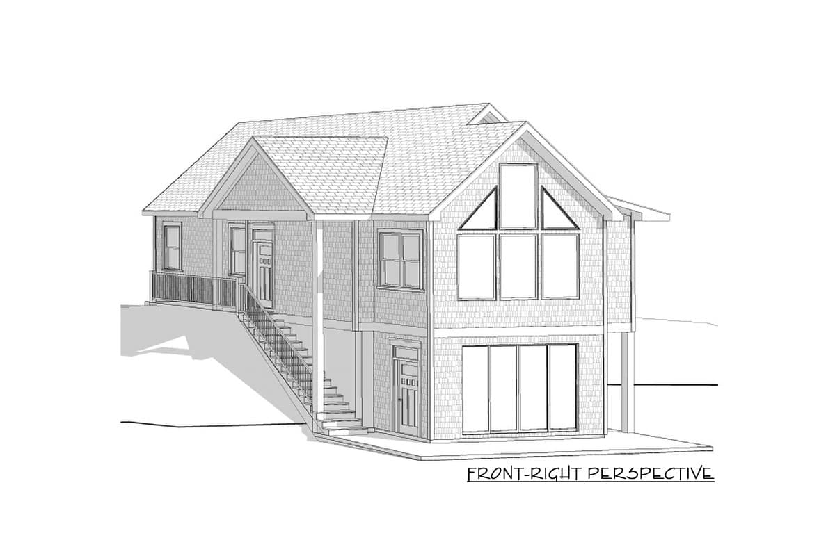 Plan 92029VS: Guest House with Murphy Bed and Game Room - Image #5 - Cottage, Country, Southern, Vacation