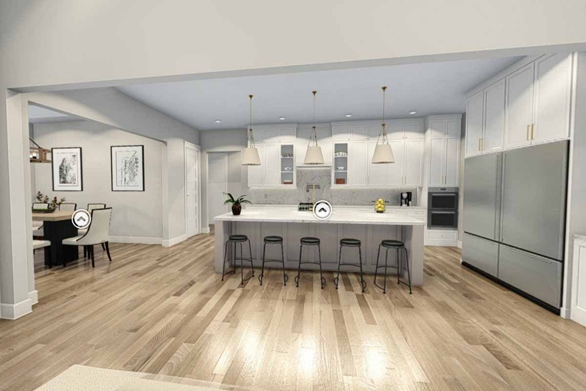 Plan 25427TF: New American House Plan with Guest Suite and Office - 4683 Sq Ft - Virtual Tour Cover Image - Country, Craftsman, New American, Ranch, Transitional