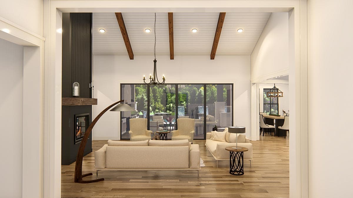 Plan 25427TF: New American House Plan with Guest Suite and Office - 4683 Sq Ft - Image #15 - Country, Craftsman, New American, Ranch, Transitional