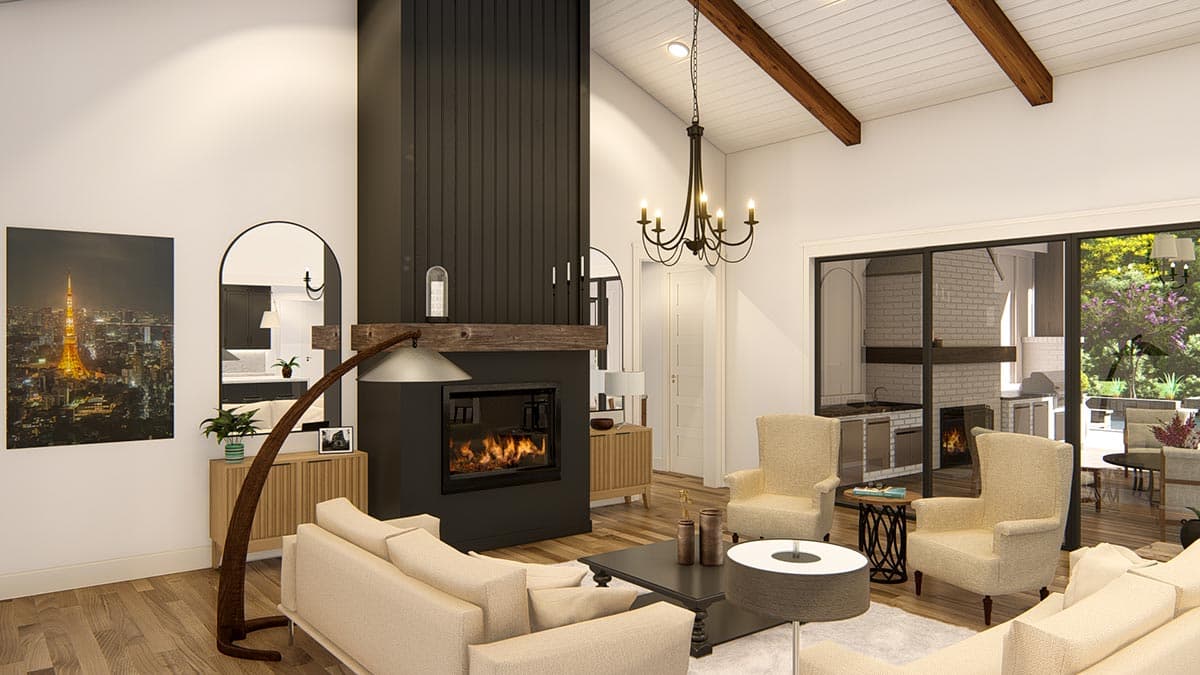 Plan 25427TF: New American House Plan with Guest Suite and Office - 4683 Sq Ft - Image #17 - Country, Craftsman, New American, Ranch, Transitional